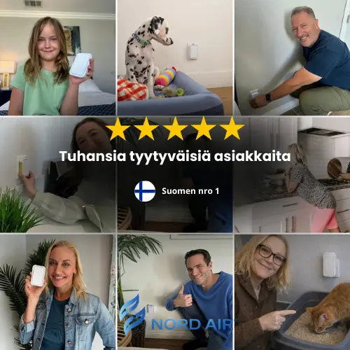 NordicAir® - Pistorasiaan liitettävä ilmanpuhdistin